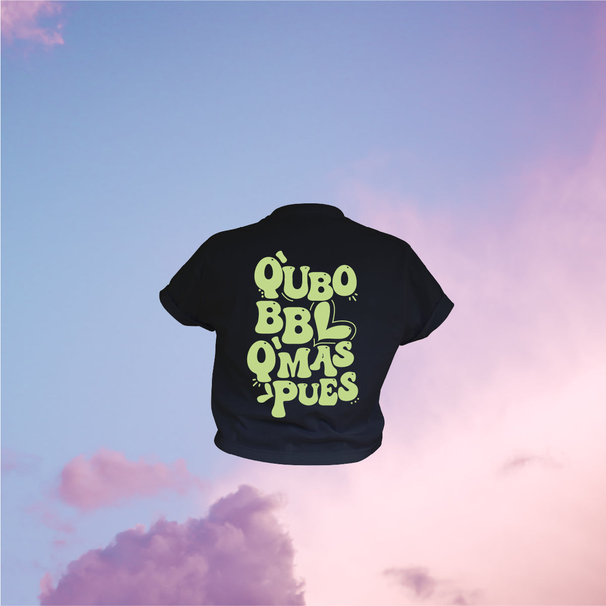 Camiseta crop - qubo