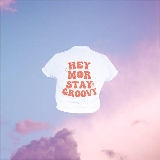 Camiseta Crop - Hey Mor